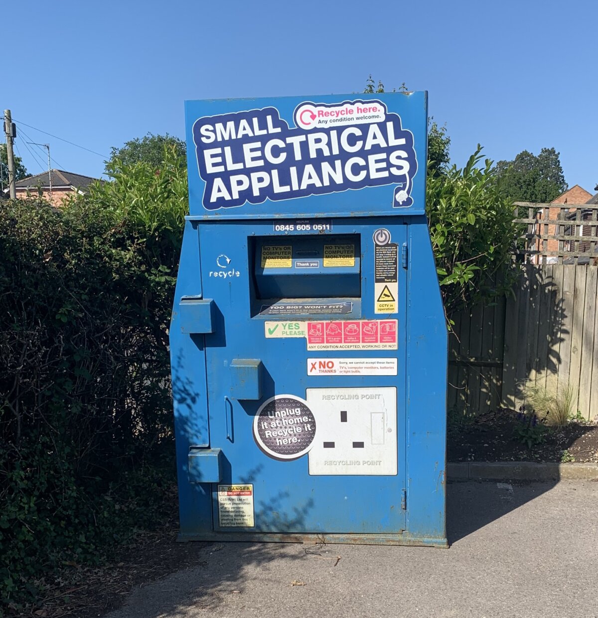 Electrical recycling bank